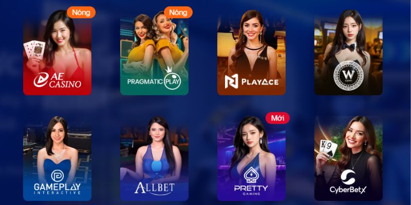 Các nhà cung cấp game Tài Xỉu tại BK8