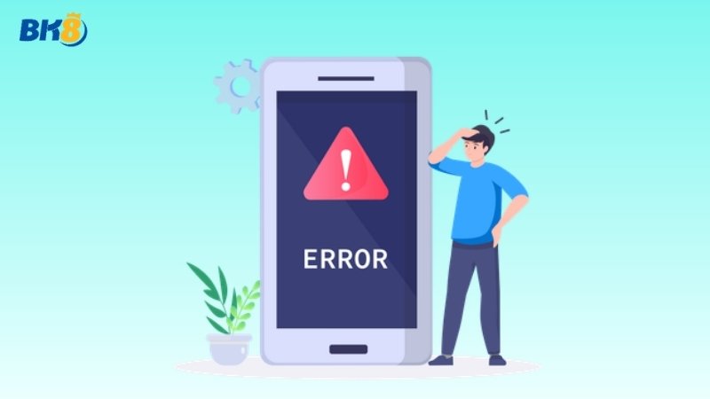 Lỗi xảy ra khi truy cập vào ứng dụng