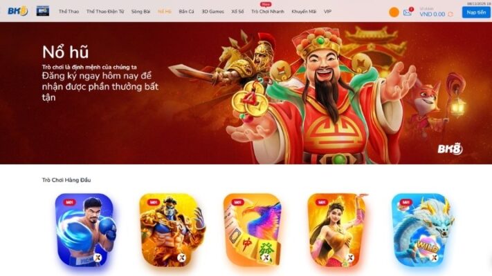 Slot game BK8 – Cách tham gia & săn jackpot khủng